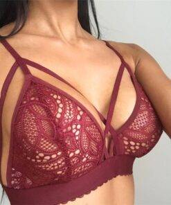 Women’s Sexy Lace Bralette Bras & Lingerie FASHION & STYLE cb5feb1b7314637725a2e7: Army Green|Black|Red 
