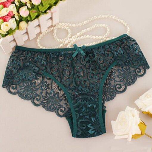 Lovely Floral Transparent Lace Women’s Panties Bras & Lingerie FASHION & STYLE cb5feb1b7314637725a2e7: Beige|Black|Green|Red|White