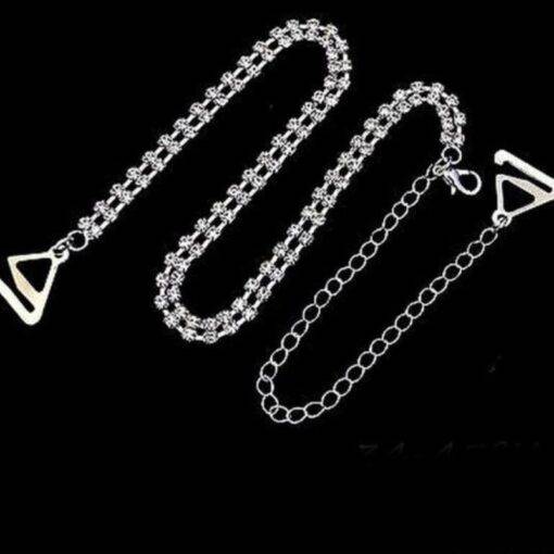 Fashion Decorative Adjustable Crystal Shoulder Strap Bras & Lingerie FASHION & STYLE cb5feb1b7314637725a2e7: Black|White