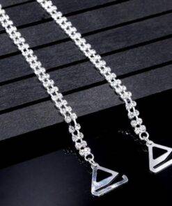 Fashion Decorative Adjustable Crystal Shoulder Strap Bras & Lingerie FASHION & STYLE cb5feb1b7314637725a2e7: Black|White 