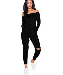 Women’s Off Shoulder Long Sleeved Knitted Jumpsuit Dresses & Jumpsuits FASHION & STYLE cb5feb1b7314637725a2e7: 1|2|3|4 