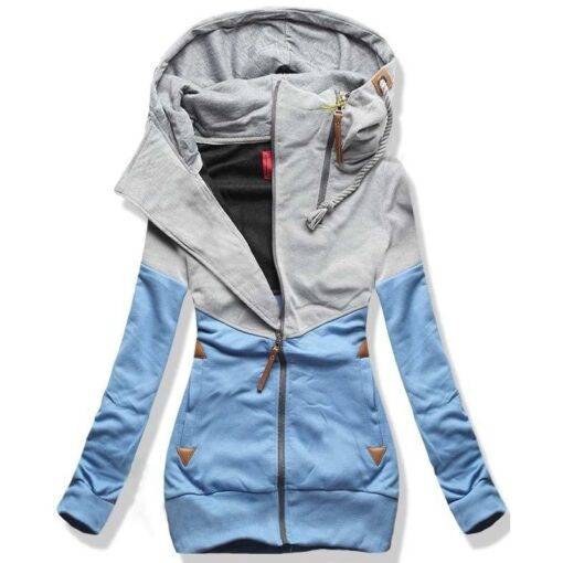 Women’s Geometric Style Winter Hoodie FASHION & STYLE Sweaters & Sweatshirts cb5feb1b7314637725a2e7: Burgundy|Gray|Navy Blue|Pink