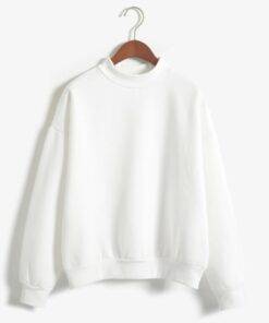 Women’s Warm Sweatshirt FASHION & STYLE Sweaters & Sweatshirts cb5feb1b7314637725a2e7: Black|Burgundy|Gray|Green|Khaki|Navy|Pink|Sky Blue|White 