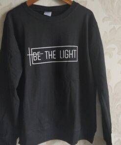 Women’s To Be Light Printed Sweatshirt FASHION & STYLE Sweaters & Sweatshirts cb5feb1b7314637725a2e7: Black|Gray|Pink|White|Yellow 