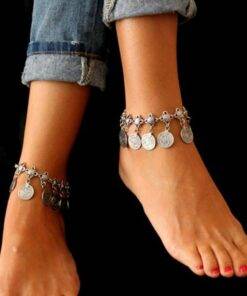 Coin Ankle Bracelet Anklets JEWELRY & ORNAMENTS 8d255f28538fbae46aeae7: Gold|Silver