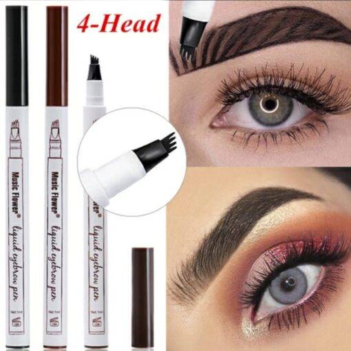 Eyebrow Enhancing Pen with 4 Head Applicator BEAUTY & SKIN CARE Makeup Products cb5feb1b7314637725a2e7: Brown|Chestnut|Dark Grey