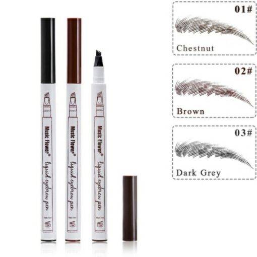 Eyebrow Enhancing Pen with 4 Head Applicator BEAUTY & SKIN CARE Makeup Products cb5feb1b7314637725a2e7: Brown|Chestnut|Dark Grey