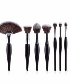Soft Makeup Brushes 8 pcs/Set BEAUTY & SKIN CARE Makeup Products a4a8fbf9f14b58bf488819: Black|White 