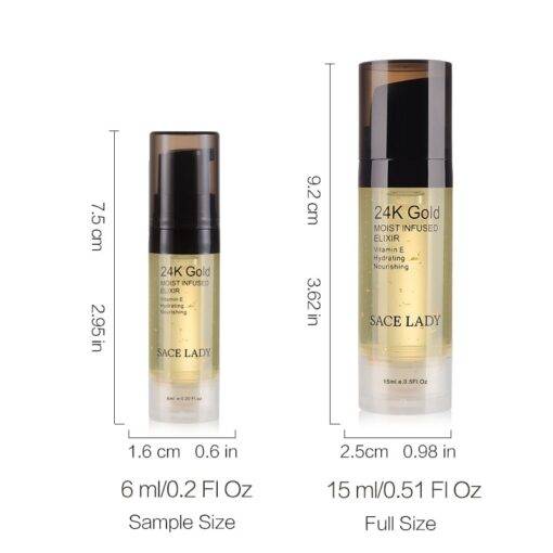 Moisturizing 24K Makeup Primer BEAUTY & SKIN CARE Makeup Products bd7a9717d29c5ddcab1bc1: 15 ml / 0.51 oz|6 ml / 0.20 oz