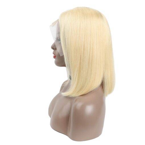 Blonde Short Straight Lace Remy Human Hair Wig BEAUTY & SKIN CARE Hair Extension & Wigs cb5feb1b7314637725a2e7: Blonde|Blonde Ombre