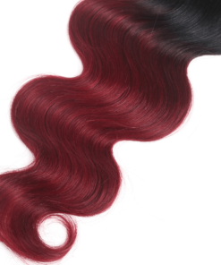 Burgundy Ombre Body Wave Lace Remy Human Hair Closure BEAUTY & SKIN CARE Hair Extension & Wigs cb5feb1b7314637725a2e7: Burgundy 