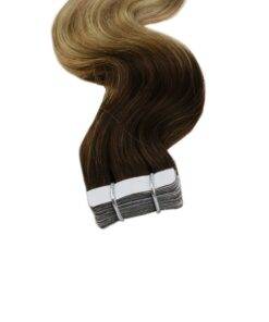 Ombre Body Wave Tape-In Remy Human Hair Extensions Set BEAUTY & SKIN CARE Hair Extension & Wigs cb5feb1b7314637725a2e7: Blonde / Brown 