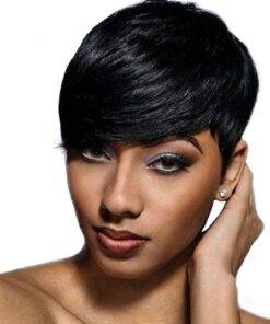 Women’s Cabaret Short Black Wig BEAUTY & SKIN CARE Hair Extension & Wigs cb5feb1b7314637725a2e7: Black