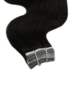 Brown Ombre Body Wave Tape-In Remy Human Hair Extensions Set BEAUTY & SKIN CARE Hair Extension & Wigs cb5feb1b7314637725a2e7: Brown / Black 