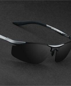 Men’s Futuristic Anti-Glare Sunglasses FASHION & STYLE Sunglasses & Frames cb5feb1b7314637725a2e7: Black with Case|Black without Case|Gray with Case|Gray without Case 