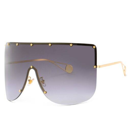 Women’s Oversized Sunglasses Decorated with Stars FASHION & STYLE Sunglasses & Frames af7ef0993b8f1511543b19: Brown|Brown Gradient|C8 Light Borwn|Gold Blue|Gold Pink|Gray|Gray Gradient|Green