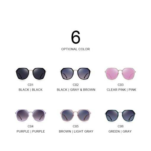 Women’s Fashion Square Polarized Sunglasses FASHION & STYLE Sunglasses & Frames af7ef0993b8f1511543b19: Black|Brown|Gray|Green|Pink|Purple