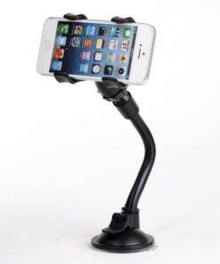 Universal Flexible Car Phone Holder with Suction Cup Mobile Accessories PHONES & GADGETS cb5feb1b7314637725a2e7: Black