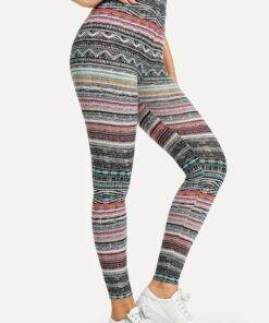 Women’s Multicolor High Waist Sexy Leggings FASHION & STYLE Jeans & Jeggings cb5feb1b7314637725a2e7: Multicolor 