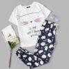 Women’s Kawaii Cat Printed Sleepwear FASHION & STYLE Sleepwear cb5feb1b7314637725a2e7: White Blue
