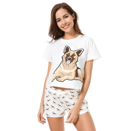 Women’s Dog Printed Pajamas FASHION & STYLE Sleepwear cb5feb1b7314637725a2e7: 1
