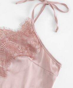 Women’s Lace Embroidery Sexy Style Pajama Set FASHION & STYLE Sleepwear cb5feb1b7314637725a2e7: Green|Pink 