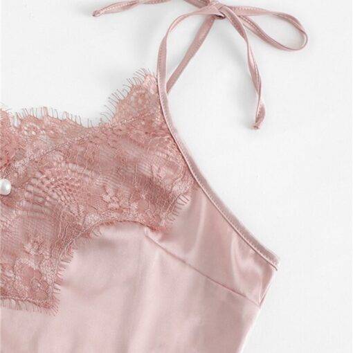 Women’s Lace Embroidery Sexy Style Pajama Set FASHION & STYLE Sleepwear cb5feb1b7314637725a2e7: Green|Pink