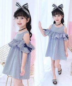 Girl’s Summer Striped Polyester Dress Children & Baby Fashion FASHION & STYLE a1fa27779242b4902f7ae3: 1|2|3|4 