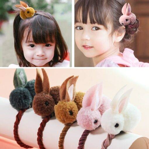 Rabbit Shaped Cotton Hairband Children & Baby Fashion FASHION & STYLE cb5feb1b7314637725a2e7: Brown|Green|Pink|White|Yellow