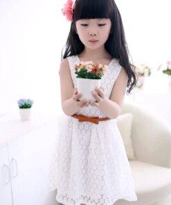 Girl’s Summer Party A-Line Dresses Children & Baby Fashion FASHION & STYLE cb5feb1b7314637725a2e7: Lavender|Pink|Red|White