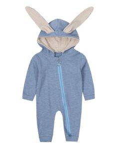 Baby Rabbit Ears Decorated Rompers Children & Baby Fashion FASHION & STYLE cb5feb1b7314637725a2e7: Blue|Dark Grey|Pink|White 