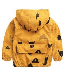Baby Boy’s Warm Cotton Hooded Jacket Children & Baby Fashion FASHION & STYLE cb5feb1b7314637725a2e7: Orange|Yellow 