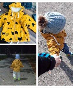 Baby Boy’s Warm Cotton Hooded Jacket Children & Baby Fashion FASHION & STYLE cb5feb1b7314637725a2e7: Orange|Yellow 