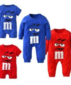 Fashion Colorful Baby’s Long Sleeved Jumpsuit Children & Baby Fashion FASHION & STYLE cb5feb1b7314637725a2e7: Long Sleeve Blue|Long Sleeve Red|Short Sleeve Blue|Short Sleeve Red