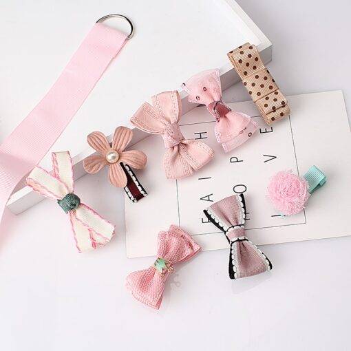 Fashion Lovely Bow Shaped Girl’s Hairpins Set Children & Baby Fashion FASHION & STYLE ae284f900f9d6e21ba6914: 1|2|3|4|5