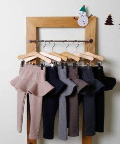 Girl’s Plain Cotton Pants with Skirt Children & Baby Fashion FASHION & STYLE cb5feb1b7314637725a2e7: Black|Blue|Dark Grey|Gray|Pink 