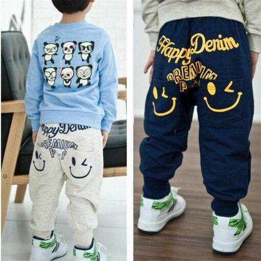 Cotton Casual Boys Pants Children & Baby Fashion FASHION & STYLE cb5feb1b7314637725a2e7: Dark Blue|Gray