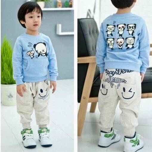 Cotton Casual Boys Pants Children & Baby Fashion FASHION & STYLE cb5feb1b7314637725a2e7: Dark Blue|Gray