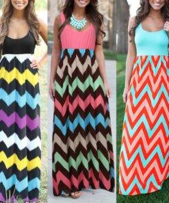 Women’s Summer Geometrical Patterned Dress Dresses & Jumpsuits FASHION & STYLE cb5feb1b7314637725a2e7: A|B|C|D|E|F|G 