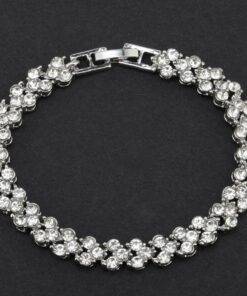 Women’s Crystal Bracelet Bracelets & Bangles JEWELRY & ORNAMENTS Pearls & Gemstones 8d255f28538fbae46aeae7: Gold|Silver 