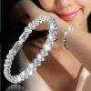 Women’s Crystal Bracelet Bracelets & Bangles JEWELRY & ORNAMENTS Pearls & Gemstones 8d255f28538fbae46aeae7: Gold|Silver