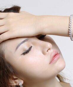 Women’s Crystal Bracelet Bracelets & Bangles JEWELRY & ORNAMENTS Pearls & Gemstones 8d255f28538fbae46aeae7: Gold|Silver 