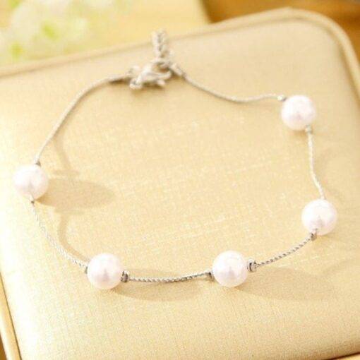 Women’s Cute Pearl Bracelet Bracelets & Bangles JEWELRY & ORNAMENTS Pearls & Gemstones
