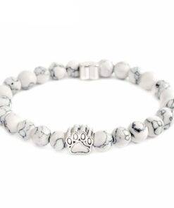 Anitique Charm Stone Bracelets Bracelets & Bangles JEWELRY & ORNAMENTS Pearls & Gemstones cb5feb1b7314637725a2e7: Blue|Green|Lava Stone|Matt|Shine|White