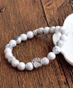 Anitique Charm Stone Bracelets Bracelets & Bangles JEWELRY & ORNAMENTS Pearls & Gemstones cb5feb1b7314637725a2e7: Blue|Green|Lava Stone|Matt|Shine|White 