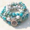 Fashion Natural Stone Bracelet with Lotus Bracelets & Bangles JEWELRY & ORNAMENTS Pearls & Gemstones ae284f900f9d6e21ba6914: Buddha|Lotus|Ohm