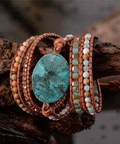 Multilayer Leather Natural Turquoise Stone Women’s Bracelet Bracelets & Bangles JEWELRY & ORNAMENTS Pearls & Gemstones 8d255f28538fbae46aeae7: 1|2|3 