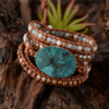 Multilayer Leather Natural Turquoise Stone Women’s Bracelet Bracelets & Bangles JEWELRY & ORNAMENTS Pearls & Gemstones 8d255f28538fbae46aeae7: 1|2|3