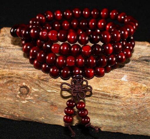 108 Beads Natural Sandalwood Meditation Bracelet Bracelets & Bangles JEWELRY & ORNAMENTS Pearls & Gemstones 8d255f28538fbae46aeae7: Black|Dark Red|Green|Red|White