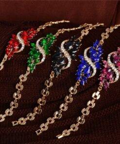 Rhinestone Bracelets 5 Colours Bracelets & Bangles JEWELRY & ORNAMENTS Pearls & Gemstones 98789b2b36d52c8153fdc3: Black|Blue|Green|Purple|Red 
